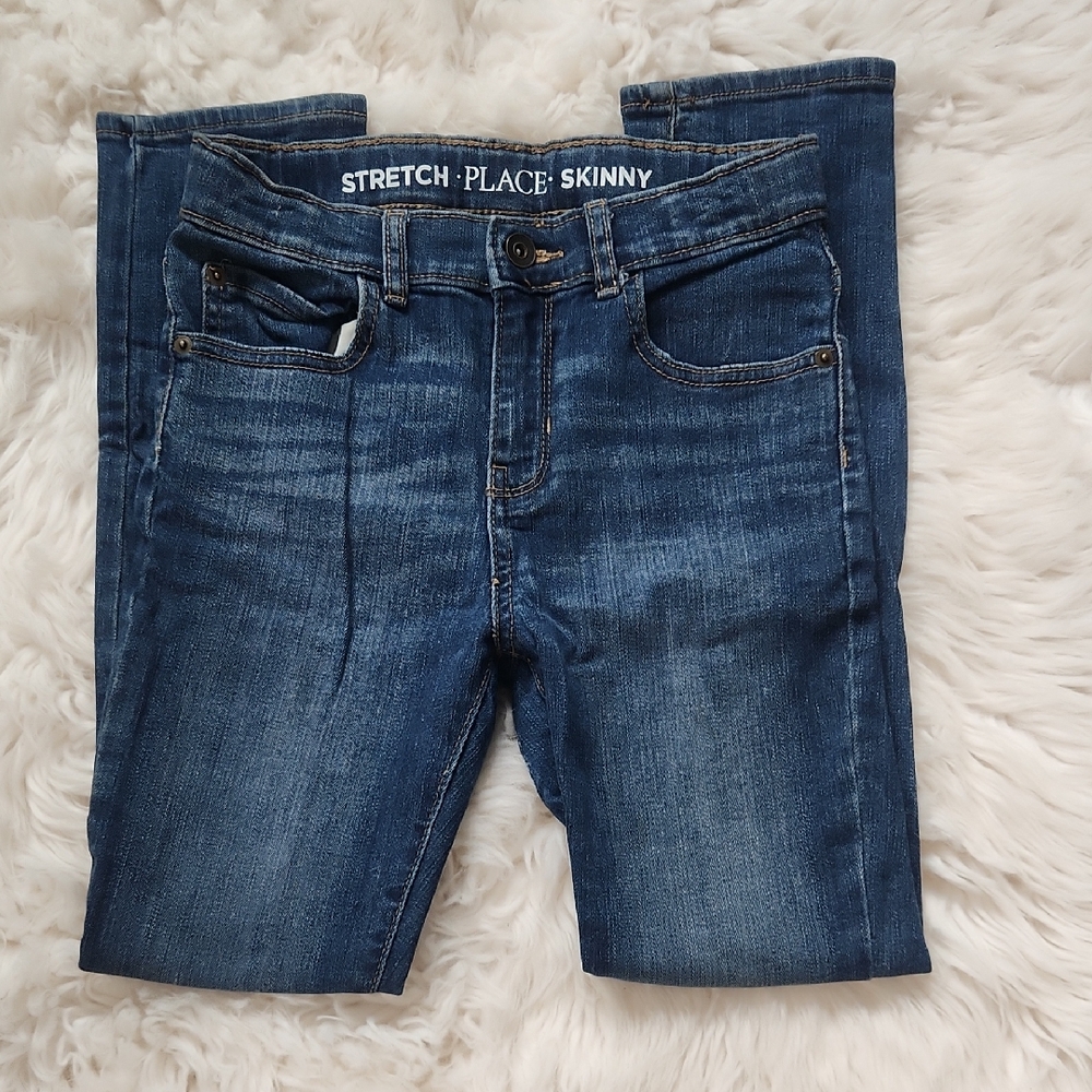 Boys Children's Place Stretch Skinny Blue Jeans